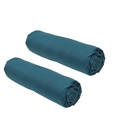 Afbeelding van Onderlaken TODAY essential Turquoise 140 x 190 cm