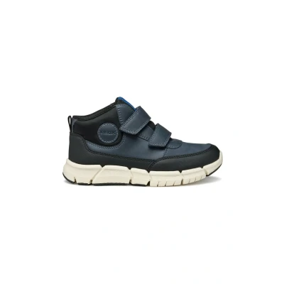 Afbeelding van Geox Flexyper BOY Korte laarzen voor kinderen, Maat: 28, Navy Leer en textiel