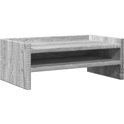Afbeelding van vidaXL Monitorstandaard 42x24x16 cm bewerkt hout grijs sonoma eiken