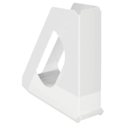 Image de Esselte europost vivida porte revue en polystyrène a4 68 mm blanc 623702