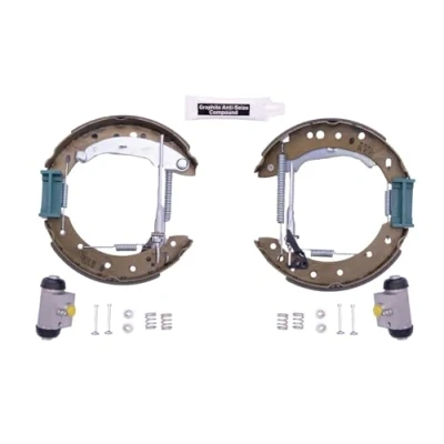 Afbeelding van HELLA Shoe Kit Pro 8DB 355 005 121 Remschijf, trommelrem Met wielremcilinder, stel element PEUGEOT: 206 Hatchback, 206+ Van