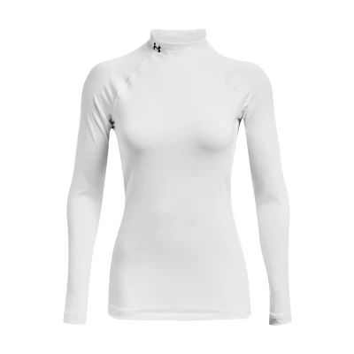Afbeelding van Under Armour Coldgear Longsleeve, Dames, Maat: Large, White