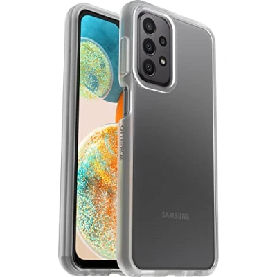 Afbeelding van OtterBox Sleek Serie beschermhoes voor Samsung Galaxy A23 5G, schokbestendig, valbescherming, ultradun, dunne bescherming, getest volgens militaire normen, antimicrobieel, transparant, levering zonder