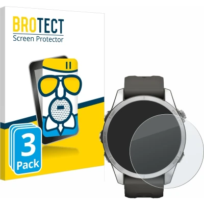Afbeelding van BROTECT AirGlass Matte kogelwerende glasfolie, Smartwatch beschermfolie, Grijs