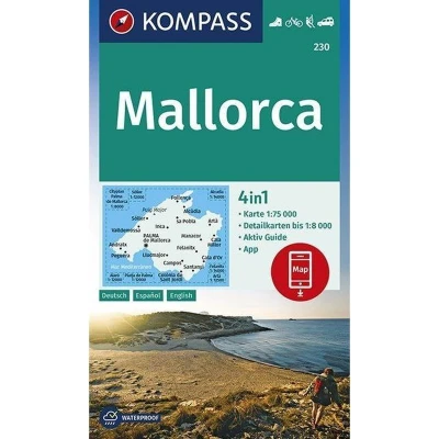 Afbeelding van KOMPASS Wanderkarte Mallorca 1:75 000