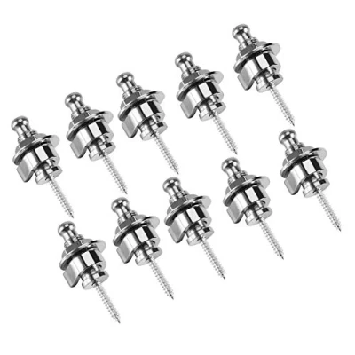 Afbeelding van rap lock Gitaar raplock benton guitar lock, 10Pcs/Bag Metalen Sloten en Knoppen Anti Slip Locks vervanging voor Akoestische Elektrische