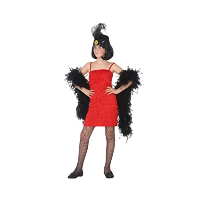 Afbeelding van Atosa 39903 Costume Déguisement Charleston 10 12 Ans, 39903, Rouge, 140 cm
