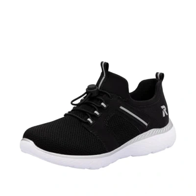 Afbeelding van Rieker M5065 Lage damessneakers, zwart., 40 EU