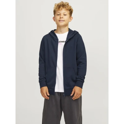 Afbeelding van Jack &amp; Jones Junior MIT Reissverschluss Sweater met rits, Heren, Maat: 176, Navy blazer