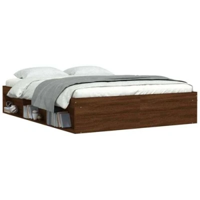 Afbeelding van Bedframe Bruineikenkleurig 140X200 cm 140 x 200 / bruin eikenkleur