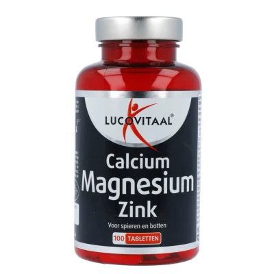 Afbeelding van 2+2 gratis: Lucovitaal Calcium Magnesium Zink 100 tabletten