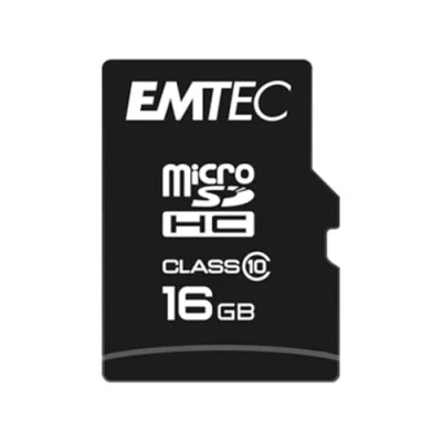 Afbeelding van Emtec 16 GB MicroSDHC incl. adapter CL10