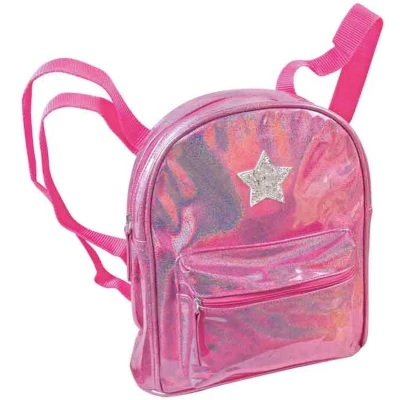 Afbeelding van BB hologram peuter meisjes rugzak roze