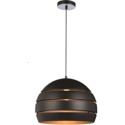 Afbeelding van Freelight Hanglamp Djarin Mat Zwart &amp; Goud Ø 48cm