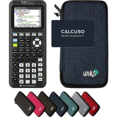 Afbeelding van CALCUSO Basispakket blauw met Grafische Rekenmachine TI 84 Plus CE T Python Edition