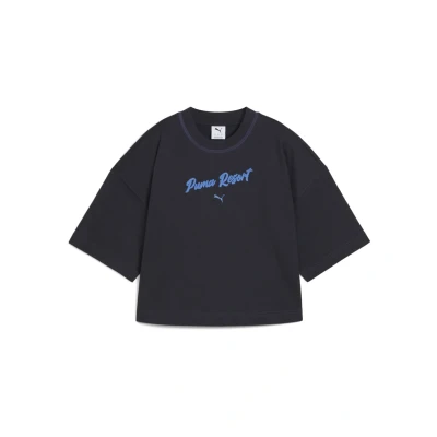Afbeelding van Puma Tshirt print, Dames, Maat: XS, New navy