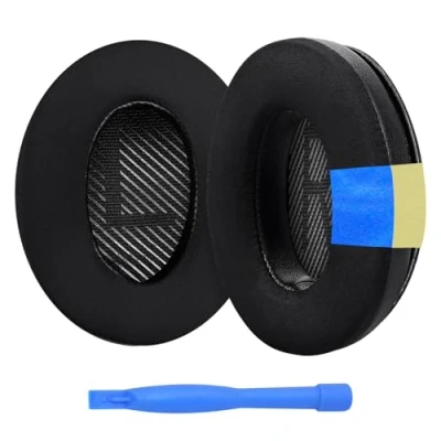 Afbeelding van Vervangende Oorkussens voor Bose QuietComfort 35 (QC35) Quiet Comfort II (QC35 II) Over ear Hoofdtelefoon van MMOBIEL Cooling Gel Koptelefoon Earpads Zwart