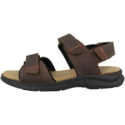 Afbeelding van Clarks Hapsford Creek visschoenen voor heren, Bruin gespikkeld leer