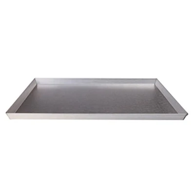 Afbeelding van Pentole Agnelli Rechthoekige schaal van gealuminiseerd plaatstaal, zilver, 60 x 40 cm, zilver