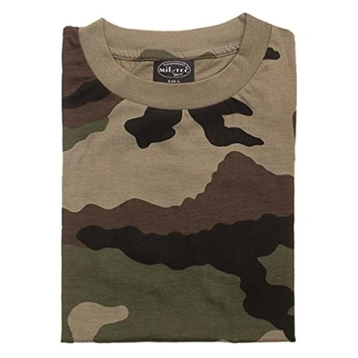 Afbeelding van Mil Tec NVA camouflage T shirt voor heren