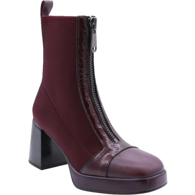 Afbeelding van Hispanitas Dames Enkellaarsjes Hi243674 Rood Maat 37