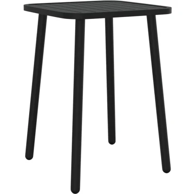 Afbeelding van Tuintafel 50x50x71 cm staal antracietkleurig