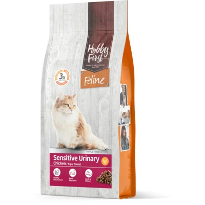 Afbeelding van Hobbyfirst Feline Sensitive Urinary Kip Kattenvoer 1.5 kg