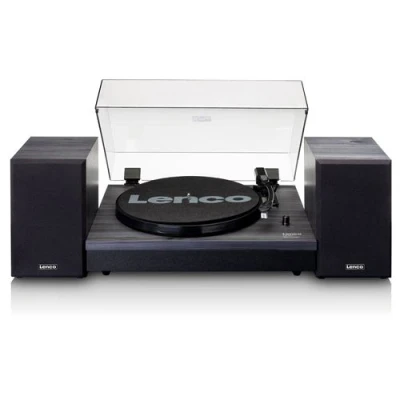 Image de Lenco Tourne disque Bluetooth Avec Haut parleurs (ls 301bk)