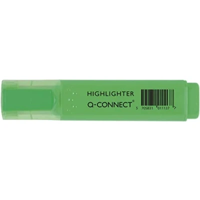 Afbeelding van Q Connect, Marker, Highlighter Economie (Groen, 1 mm, 1 x)