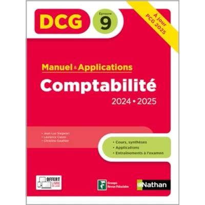 Afbeelding van COMPTABILITE DCG 9 MANUEL ET APPLICATIONS