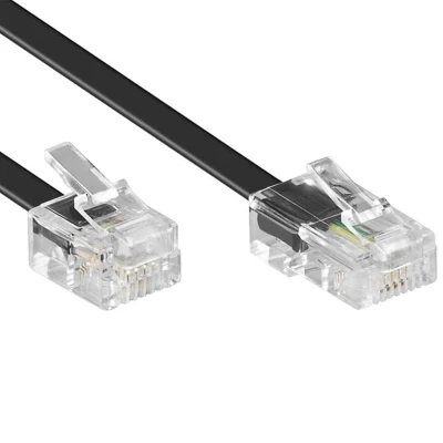 Afbeelding van 2 m Telefoonkabel RJ11 RJ45