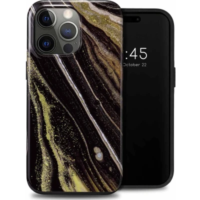 Afbeelding van Selencia Hoesje Geschikt voor iPhone 15 Pro Max Vivid Backcover Chic Marble