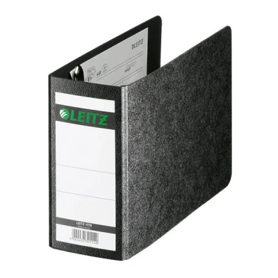 Image de Leitz classeur en carton, 180 dégré, format a6 à litalienne, 75 mm, noir 10780000