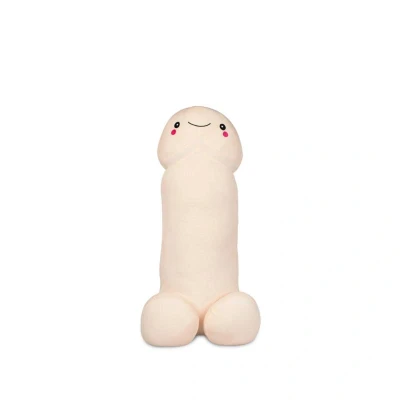 Afbeelding van Penisvormige Knuffel Met Smiley Face Bruin