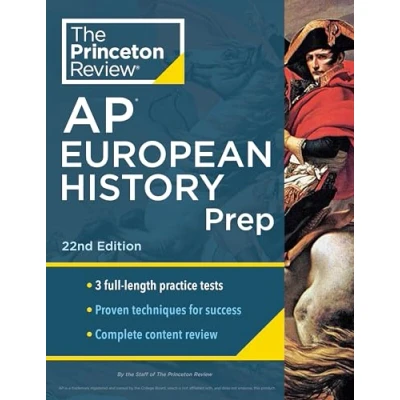Afbeelding van College Test Preparation Princeton Review AP European History Prep, 2024