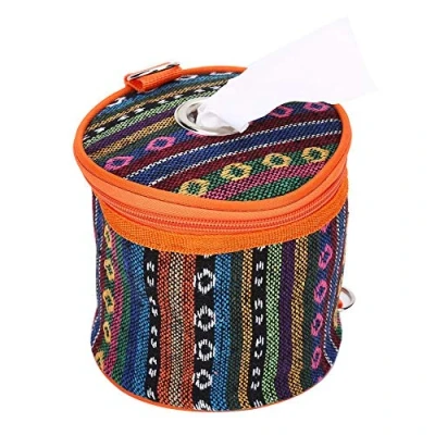 Afbeelding van VGEBY Opvouwbare toiletpapierhouder, opvouwbaar, houder, dispenserbox, opbergdoos, papieren etui met haak voor tent, camping