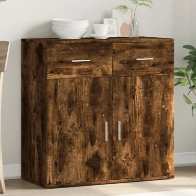 Afbeelding van Dressoir 79X38X80 Cm Bewerkt Hout Kleurig