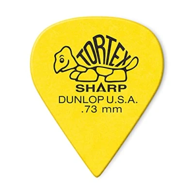 Afbeelding van Jim Dunlop Sharp Tortex Plectrum 0.73 mm 12 pack