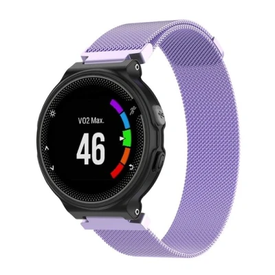 Afbeelding van Garmin Forerunner 220 / 230 235 620 630 735 (XT) Milanese bandje Large Paars