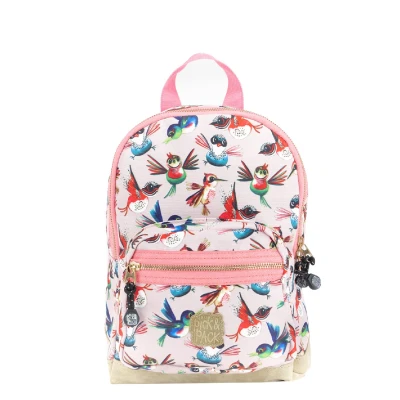 Afbeelding van Pick &amp; Pack Birds Backpack S soft pink