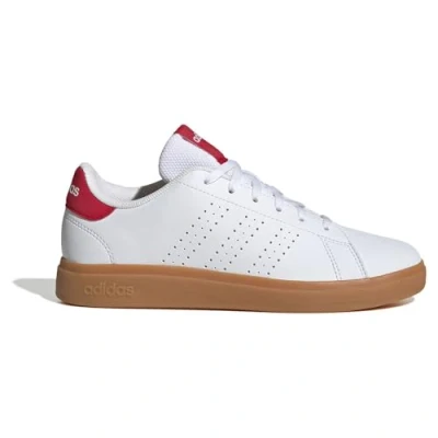 Afbeelding van adidas ADVANTAGE BASE 2.0 SHOES Junior tennisschoenen, uniseks, kinderen, Ftwr Wit/Pure Ruby/GUM10