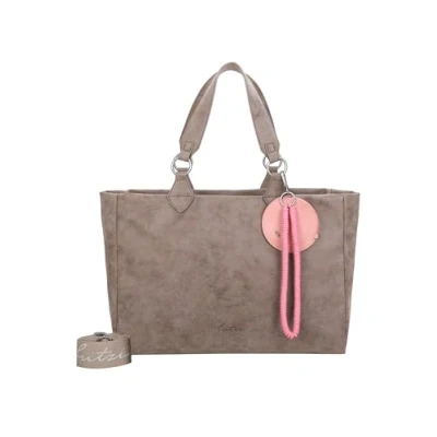 Afbeelding van Fritzi aus Preußen IZZY Vintage 42 CM Handtas, Dames, Maat: One Size, Old wood