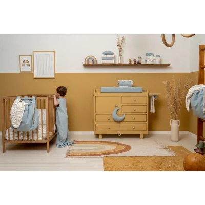 Afbeelding van Little Dutch Waskussenhoes Pure Soft Blue