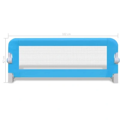 Afbeelding van vidaXL Kinderbedhekjes 2 st 102x42 cm blauw