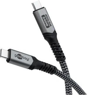 Afbeelding van USB C naar kabel Goobay 1 meter 4.0 (240W, 40 Gbps)