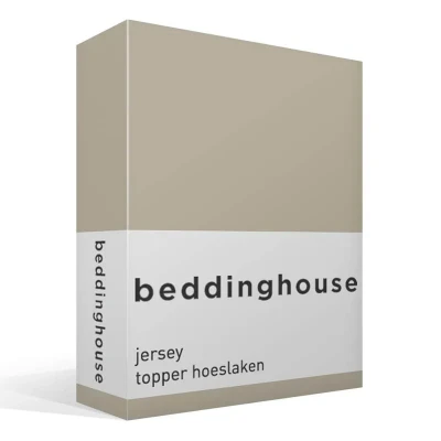 Afbeelding van Beddinghouse Topper Hoeslaken Jersey Sand 140 x 200/220