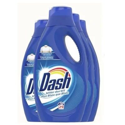 Afbeelding van Dash Witter dan Wit Vloeibaar Wasmiddel 4 x 1450 ml (116 wasbeurten)