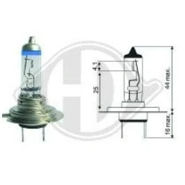 Afbeelding van DIEDERICHS More Light +120% LID10066 Autolampen 12 55 AUDI: A4 B8 Saloon, A6 C7 Avant, TT Coupe, VOLKSWAGEN: Golf 4 Variant, Touran I
