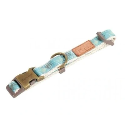 Afbeelding van Zolux Taiga halsband, maat blauw L: 40 65cm nekomtrek, 25mm hond
