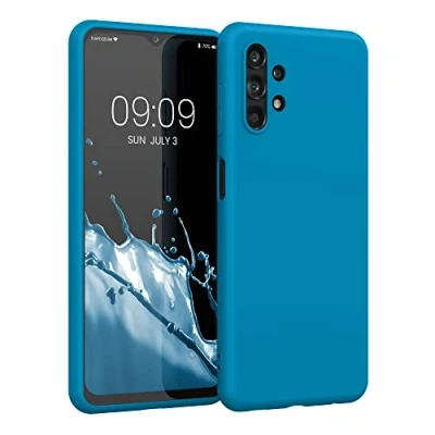 Afbeelding van kwmobile telefoonhoesje geschikt voor Samsung Galaxy A13 4G Hoesje smartphone Back cover in Caribisch blauw